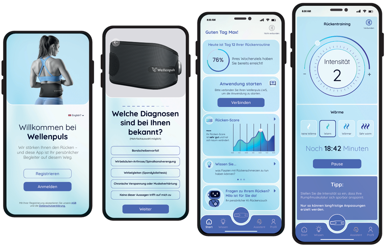 Wellenpuls Health App